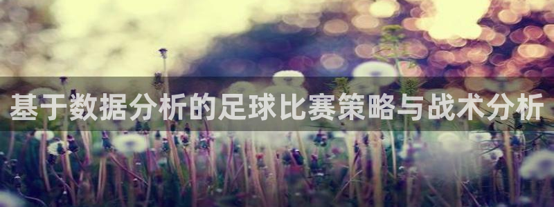 基于数据分析的足球比赛策略与战术分析