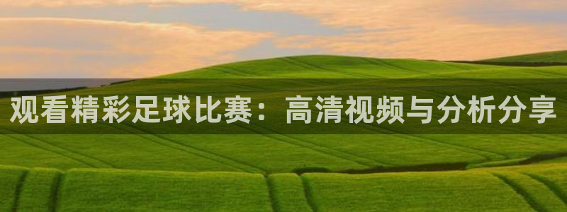  观看精彩足球比赛：高清视频与分析分享